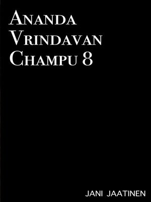 cover image of Ananda Vrindavan Champu 8